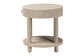 bali & pari Sadia Bohemian Woven Natural Grasscloth 1-Drawer Nightstand