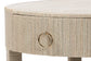 bali & pari Sadia Bohemian Woven Natural Grasscloth 1-Drawer Nightstand