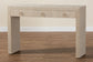 bali & pari Cielo Bohemian Woven Natural Grasscloth 3-Drawer Console Table