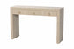 bali & pari Cielo Bohemian Woven Natural Grasscloth 3-Drawer Console Table