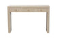 bali & pari Cielo Bohemian Woven Natural Grasscloth 3-Drawer Console Table