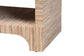 bali & pari Julia Bohemian Woven Natural Grasscloth 1-Drawer Nightstand