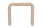 bali & pari Yareli Bohemian Woven Natural Grasscloth Console Table