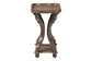Baxton Studio Yannick French Country Antique Brown Wood End Table