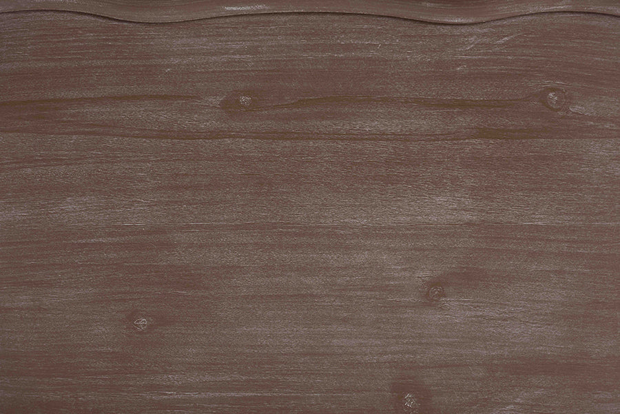 Baxton Studio Yannick French Country Antique Brown Wood End Table