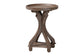 Baxton Studio Westlyn French Country Antique Brown Wood End Table