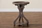 Baxton Studio Westlyn French Country Antique Brown Wood End Table