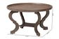 Baxton Studio Madrona French Country Antique Brown Wood Coffee Table