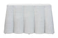 bali & pari Palm Bohemian White Scallop Rattan Console Table