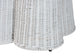 bali & pari Palm Bohemian White Scallop Rattan Console Table