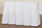 bali & pari Palm Bohemian White Scallop Rattan Console Table