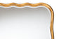 Baxton Studio Fredrika Antique Goldleaf Scalloped Wood Accent Wall Mirror