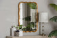Baxton Studio Fredrika Antique Goldleaf Scalloped Wood Accent Wall Mirror