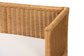 bali & pari Seranay Bohemian Scallop Light Honey Rattan Accent Bench
