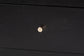 Baxton Studio Lucera Mid-Century Black 2-Drawer Bobbin Nightstand