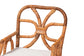 Bali & Pari Trevor 5-Piece Rattan Dining Set – Round Wicker Table with Scallop Edge & 4 Armchairs, Light Honey Coastal Style FredCo
