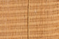bali & pari Reya Natural Rattan Footstool - Sculptural Handwoven Ottoman with Pedestal Base for Boho, Coastal, or Tropical Lounge and Living Spaces