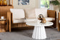 bali & pari Carina Natural Rattan Sofa with Cushion - Handwoven 3-Seater Couch with U-Shaped Sculptural Frame and Deep Seating for Boho, Coastal, or Tropical Living Spaces