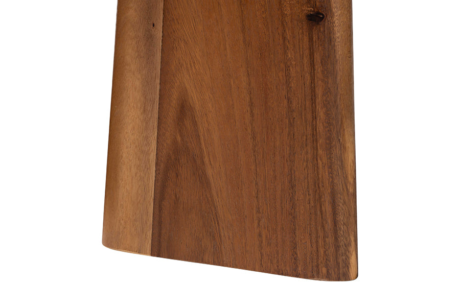 bali & pari Caruso Suar Wood Console Table - Live Edge Statement Table for Entryway or Living Room