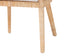 bali & pari Beata Natural Rattan Dining Chair - Handcrafted Wingback Accent Chair with Woven Detailing and Removable Cushion, Coastal Boho Seating for Kitchen or Dining Room