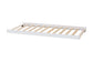 Baxton Studio Lucera Trundle - Underbed Low-Profile Rolling Base for Daybeds and Guest Rooms, Twin, White