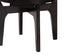 Baxton Studio Delacruz Swivel Dining Chair - Round Open Back Accent Chair with Faux Leather Upholstery, Modern Contemporary Seating for Kitchen or Dining Room