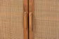 bali & pari Sibu Storage Cabinet with Rattan Doors - Tall Accent Cabinet with Double Doors and Four Interior Shelves for Living Room, Bedroom or Office