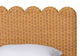 Bali & Pari Maritza Queen Scalloped Rattan Bed Frame – Handwoven Headboard & Footboard, Coastal Boho Bedroom Furniture FredCo