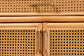 bali & pari McKenna Natural Rattan Storage Cabinet - Handwoven Wicker Accent Cabinet, Boho Coastal Style for Living Room or Entryway, 1-Drawer