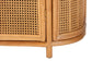 bali & pari McKenna Natural Rattan Storage Cabinet - Handwoven Wicker Accent Cabinet, Boho Coastal Style for Living Room or Entryway, 1-Drawer