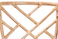 bali & pari Padma Natural Rattan Dining Chair - Handwoven Barrel Accent Chair with Bamboo-Style Frame and Lattice Detail for Boho, Coastal, or Tropical Dining or Lounge Area