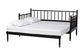 Baxton Studio Marisela Twin-to-King Expandable Daybed – Wood Spindle Bed Frame with Bamboo-Inspired Posts FredCo