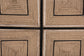 Bali & Pari Prita Black Woven Paper Loom Bench with Mahogany Frame – Handcrafted Dining or Entryway Accent Seating