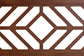 Baxton Studio Olsen Wood Headboard with Geometric Cutout Design - Modern Decorative Panel for Bed Frame, Contemporary Bedroom Accent with Adjustable Height, Queen