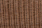 bali & pari Detta Natural Rattan Loveseat with Cushion - Handwoven Wicker Settee with Rolled Arms and Scalloped Skirt Base, Boho Coastal Style for Sunroom or Lounge