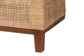 bali & pari Edda Natural Rattan Sofa with Upholstered Cushions - Coastal Style 3-Seater Couch for Living Room or Sunroom