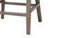 bali & pari Lara Kubu Rattan Counter Stool with Cushion - Handwoven Wicker Accent Stool with Wingback Design for Kitchen Island
