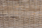 bali & pari Lara Kubu Rattan Counter Stool with Cushion - Handwoven Wicker Accent Stool with Wingback Design for Kitchen Island