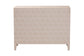 Baxton Studio Nira Faux Shagreen Storage Cabinet - Contemporary 2-Door Accent Sideboard with Sleek Metal Handles, for Entryway or Living Room