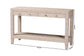 Baxton Studio Nira Faux Shagreen Console Table - Contemporary Accent Display Piece with 2 Drawers and Open Shelf, Storage Solution for Entryway or Living Room