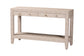 Baxton Studio Nira Faux Shagreen Console Table - Contemporary Accent Display Piece with 2 Drawers and Open Shelf, Storage Solution for Entryway or Living Room