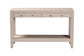 Baxton Studio Nira Faux Shagreen Console Table - Contemporary Accent Display Piece with 2 Drawers and Open Shelf, Storage Solution for Entryway or Living Room