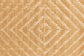 bali & pari Roma Rattan and Seagrass Coffee Table - Low Profile Boho Accent Table with Textured Design and Natural Finish, Handcrafted Rattan Centerpiece for Living Room or Lounge