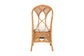 bali & pari Elsa Natural Rattan Dining Chair - Handcrafted Wicker Side Chair with Openwork Back and Woven Detailing, Coastal Boho Seating for Dining Room or Kitchen