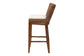 bali & pari Ridley Seagrass Bar Stool with Mahogany Wood Frame