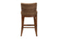 bali & pari Ridley Seagrass Bar Stool with Mahogany Wood Frame