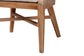 bali & pari Jasper Seagrass Dining Chair with Mahogany Wood Frame - Coastal Accent Chair with Woven Wingback and Cushioned Seat for Dining Room or Kitchen, Whitewash