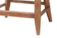 bali & pari Jasper Seagrass Counter Stool with Mahogany Wood Frame - Coastal Seating with Woven Wingback and Cushioned Seat for Kitchen Island or Breakfast Bar, Whitewash