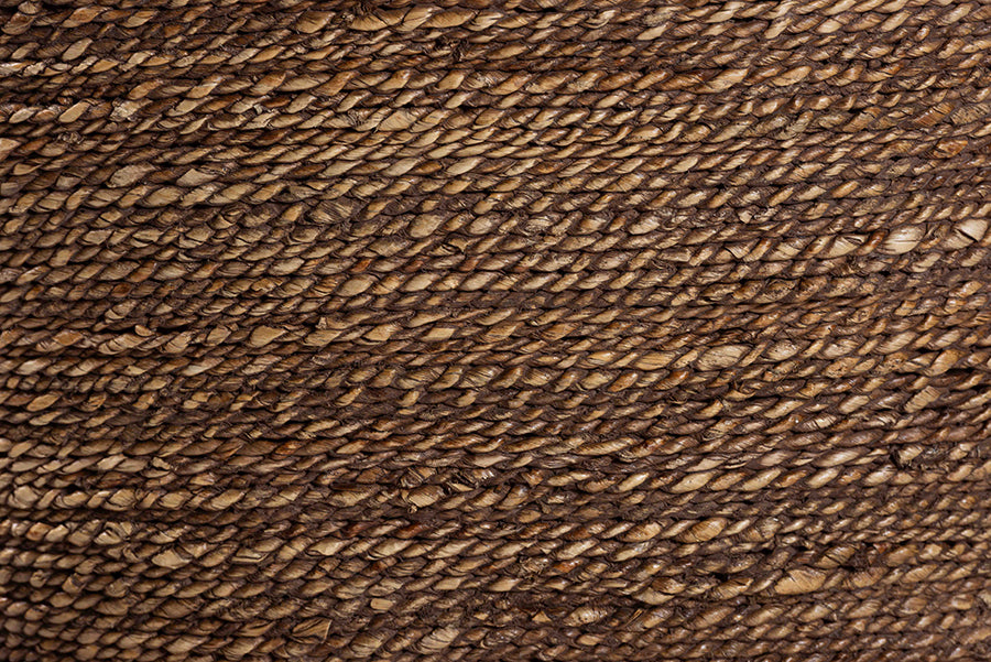 bali & pari Jasper Seagrass Counter Stool with Mahogany Wood Frame - Coastal Seating with Woven Wingback and Cushioned Seat for Kitchen Island or Breakfast Bar, Brown Wash
