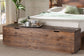 bali & pari Alfonso Wood Storage Trunk with Hinged Lid - Rectangular Blanket Chest and Bedroom Bench with Spacious Interior, Modern Farmhouse Storage Furniture for Entryway, Bedroom, or Living Room